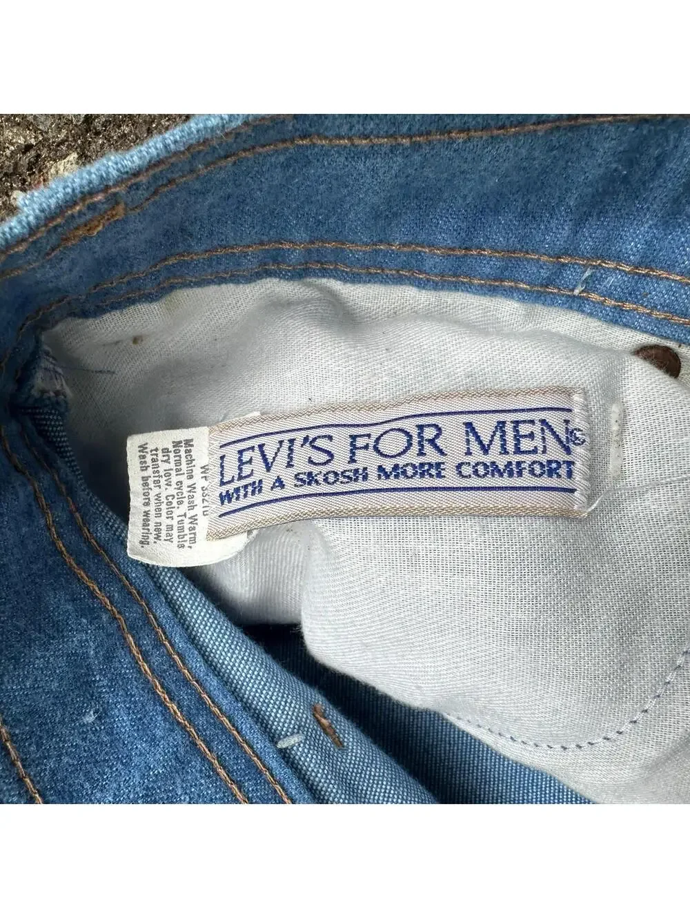 Levis VTG Orange Tab Jeans Mens 38x32 Blue 43415-4514 Fits 38x32 USA 35x31